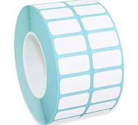 3000 pezzi/Rotolo Etichette adesive bianche, Note scritte a mano, Numeri colorati, Etichette per organizzazione della cucina, Adesivi per memo scritti a mano, Forniture scolastiche per il ritorno a sc