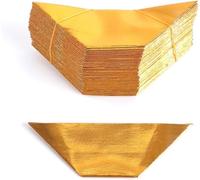 3000 pezzi Sacrificare Denaro Forniture Funebri Cinesi，Carta Ingot Semi-finita，Ingots Carta Dorata Fatti Mano，Per Cerimonie Funebri e Festival Tr(Size:5.9 x 4.7 inch(15 x 12 cm),Color:Lingotto d'oro)