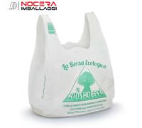 3000 SHOPPER DI PLASTICA BIO MINI BIANCHE, 23X40, BUSTE SACCHETTI BIODEGRADABILI