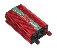 3000-W-Wechselrichter aus Aluminiumlegierung, 12 V DC auf 220 V AC, 50 Hz (rot)