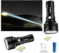 30000-100000 lumen ad alta potenza super luminosa torcia tascabile LED impermeabile lampada ultra luminosa campeggio torcia esterna per escursioni all'aperto caccia campeggio sport