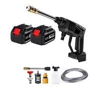 30000mAh Wireless Ad Alta Pressione Rondella For Auto Pistola Acqua Spruzzatore For Lavaggio Generatore Di Schiuma Pulitore Portatile Lavatrice For Pulizia Potente(2 Battery B)