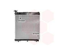 30002085 VAN WEZEL Radiatore, Raffreddamento motore per MERCEDES-BENZ