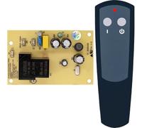 3000380200RP - Telecomando di ricambio per camino elettrico Dimplex KDS6401E, 6900940159, CFP4949BW, 6903570300, DF2500L, 6908920359, DF2600L, 690893035559 9, DFP1 5-1134NG, DFP15-1140E, DFP20-BW1009