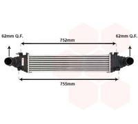 VAN WEZEL 30004556 Intercooler