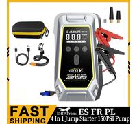 3000A/7000A Avviamento di emergenza per auto Accumulatori e caricabatterie di riserva Portatile 150PSI Pompa di aria Batteria per auto Booster di emergenza Dispositivo di avviamento Avviamento per