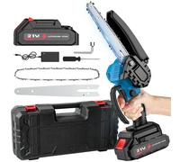 3000W 6 Pollici Sega A Catena Elettrica Palmare Portatile Mini Motosega Albero Taglierina Per Legno Potatura Giardino Strumento di Potatura Per Makita 18V batteria With 1XBattery