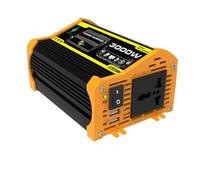 3000W Power Inverter DC 12V To AC 110/220V Car Voltage Transformer Portable Power Inverter(Black 12V to 220V)