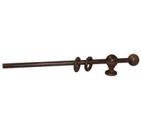 30017 Q.TA' 1 BASTONE LEGNO A STRAPPO D 23 NOCE 200CM C/SUPP.