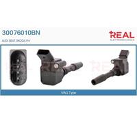 30076010BN REAL Bobina d'accensione per AUDI,SEAT,SKODA,VW