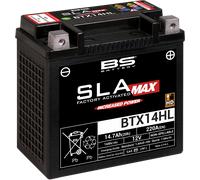 300882 BATTERY BTX14HL SLA MAX 12V 220 A HARLEY XL 883 L SUPER LOW 2013