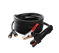 300A Ground Welding Clamp Clip Set for macchina for saldatura ad arco Mig Tig Portaelettrodo Cavo da 5 m + morsetto di terra 3 per principianti uso fai da te