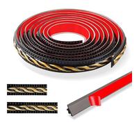 300cm Modanatura Adesiva Vintage Pattern 3d-Flessibile Bordo Adesivo Per Pareti Autoadesivo,Impermeabile Striscia Adesiva Muro Decorativa Per Specchio Ideale Per Porta, Armadio (2cm-Nero Con Oro)