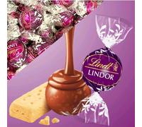 300gr Cioccolatini Lindt Lindor NOVITÀ cioccolato al latte e granella di biscotto SHORTBREAD praline