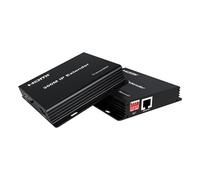 300m IP HDMI KVM Extender, Extender HDMI via IP RJ45 Cat6 cavo Ethernet 1080p HDMI KVM Extender Multipoint Connect Network Switch Supporto PC DVR TV Mouse tastiera (300 m IP Extender)