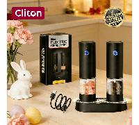 300mAh Macinapepe elettrico ricaricabile - Regalo premium di Eid Al-Fitr per il Medio Oriente, essenziale per una cucina elegante, perfetto per riunioni familiari accoglienti, corpo opaco + pulsante r