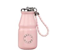 300ml / 10oz, Termos Caffè Mini, Bicchiere Termico (Caldo e Freddo), Antiscivolo e A Tenuta Stagna, Leggero e Portatile, Adatto A Svariate Situazioni(Pink)