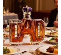 300ML Decanter Whisky Scultura Statua - Botella De Whisky Con Forma De Papá, Decantador De Whisky De Vidrio 3D, Creativas Botellas De Vino Vacías Para Almacenar Licores(#6)