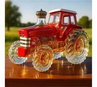 300ML Decanter Whisky Scultura Statua - Bottiglia Di Vino E Whisky A Forma Di Trattore 3D, Dispenser Creativo Per Bottiglie Di Vino Vuote A Prova Perdite, Decanter Per Whisky Forma Auto(Red)