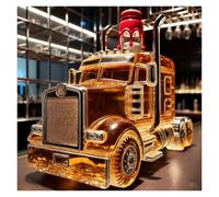 300ML Decanter Whisky Scultura Statua - Bottiglia Di Vino Whisky Semi Camion 3D, Bottiglia Decanter Di Whisky In Vetro A Forma Di Auto, Nuova Bottiglia Di Vino In Vetro(#3)
