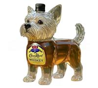 300ML Decanter Whisky Scultura Statua - Bottiglia Di Whisky E Vino A Forma Di Corgi 3D, Decanter Per Whisky In Vetro Originale, Caraffa Per Vino Vuota Prova Perdite Con Tema Animale Creativo(A)