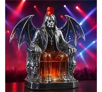 300ML Decanter Whisky Scultura Statua - Scultura 3D A Forma Di Ala Nera In Bottiglia Di Whisky, Divertente Statua Di Bottiglie Di Vino Vuote, Decanter Per Whisky In Vetro Da 10 Once(A)