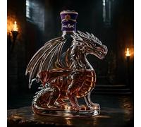 300ML Decanter Whisky Scultura Statua - Sculture Di Decanter Per Whisky A Forma Di Dinosauro Volante In 3D, Statue Di Bottiglie Di Vino A Forma Di Dinosauro In Vetro