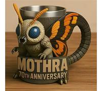 300ML Mug Divertenti - 3D Tazze Colazione, Tazza Con Dinosauro 3D, Boccale Da Birra In Acciaio Inossidabile Con Resina, Tazza Da Caffè Monster Legends, Tazza Da Acqua Fun Monster King(Black)