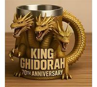 300ML Mug Divertenti - 3D Tazze Colazione, Tazza Con Dinosauro 3D, Boccale Da Birra In Acciaio Inossidabile Con Resina, Tazza Da Caffè Monster Legends, Tazza Da Acqua Fun Monster King(B)