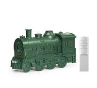 300ML Vintage Steam Train Essential Oil Diffuser with Dual Mist & 2-Color LED, Quiet Aromatherapy Humidifier with Auto Shut-Off, Cool Mist Air Diffuser for Bedroom, Office, Home Decor(Emerald Green)