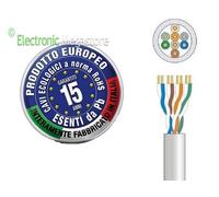 300MT Cavo rete ethernet utp cat 5 CAVEL puro rame made in italy LAN 540