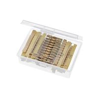 300pcs 30value Rang 10ohm-1Mohm 1/2W 5% Carbon Film Metal Resistors Assortment Kit Set 30 Values Resistor CZAOINCU