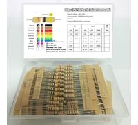 300pcs 30value Rang 10ohm-1Mohm 1/2W 5% kit di assortimento di resistenze metalliche a pellicola di carbonio Set nuovo resistore a 30 valori AMNzOgOdL