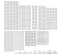 300pcs Ammortizzatore di Colpi Trasparente, Gommini Silicone Adesivi Piccoli, Paraurti per Mobili in Silicone per Porte, Armadi, Cassetti, Tastiere