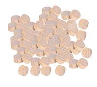 300PCS Disco in legno di faggio non finito in legno di faggio Accessorio per chip per decorazioni fai-da-te Arti e mestieri intagliato a mano(1cm)