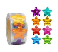 300Pcs Glitter Star Sticker Five Pointed Star Sticker Adesivo Etichetta di Imballaggio per Scrapbooking Album Fotografico Diario Wrapping