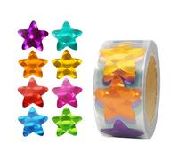 300Pcs Glitter Star Sticker Five Pointed Star Sticker Adesivo Etichetta di Imballaggio per Scrapbooking Album Fotografico Journal Scrapbooking