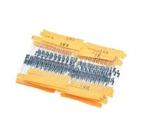 300PCS/LOT 1/4W Metal Film Resistor Kit 1% Resistor Assorted Kit Set 10-1M Ohm Resistance Pack 30 Values each 10 pcs BIANMTSW