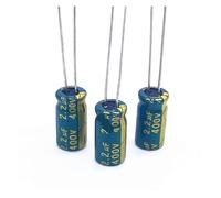 300pcs/lot 2.2UF 400V 2.2UF aluminum electrolytic capacitor size 6 * 12 S102 20% NWPNLXEA