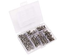 300pcs M3 Viti esadecimale di Set di ossizione Resistenza all'ossizione Niente dispositivi di fissaggio per maniglie delle porte Luci giocattoli idraulici [elettrodomestici]