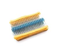 300pcs Resistor Kit 1/2W 1% 30values X 10pcs Metal Film Resistance 0.1~750 ohm 1K-820K ohm 0.5W Assorted Set NWPNLXEA(1K-820K)