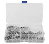 300pcs Rondelle di sicurezza parti di fissaggio fermo rondelle dentellate M2.5 M3 M4 M5 M6 M8 M10 M12 Guarnizione seghettata esterna shakeproof