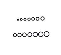 300pcs/sacchetto anello di gomma nero NBR sigillazione o-ring 2,4 mm di spessore,13×8.2×2.4