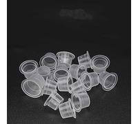 300Pcs Tattoo Ink Cups Medium Size Disposable Ink Cups Tattoo Pigment Caps Holder Container Tattoo Supplies（M,1.3cm）