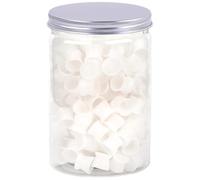 300pcs tazze di inchiostro tatuaggio, tappi di inchiostro in silicone usa e getta 0, 51x0, 47 Forniture per tatuaggi in silicone di grado alimentare, bianco.