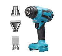 300W 380-400℃ Macchina ad aria calda al litio Ricaricabile Cordless Riscaldamento rapido Macchina ad aria calda for impieghi gravosi con 3 ugelli,Facile da usare(1Pc battery)