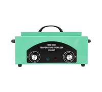 300W Sterilizzatore aria calda calore secco sterilizzatore per unghie timer Sterilizzatori Scatola pulizia metallo ad alta temperatura strumenti sterilizzazione calore secco ristoranti cucine (verde)