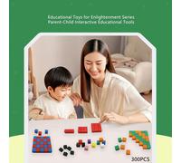 300x Cubi Centimetrici 10 Colori Giocattoli Di Smistamento Per La Famiglia