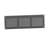 300x100mm Griglia di Ventilazione con Zanzariera - Griglie D'Aerazione in Metallo - Acciaio, Grigia