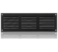 300x100mm Griglia di Ventilazione in Acciaio Antracite con Zanzariera - Griglie di Aerazione in Metallo